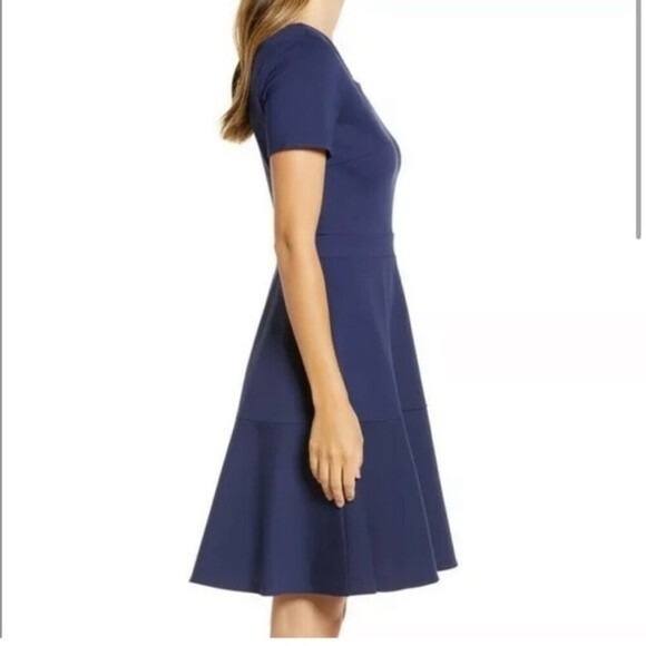 Rachel Parcel Squared Neck Dress - Picture 3 of 10